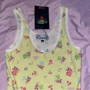 O mighty Yellow Floral Dress